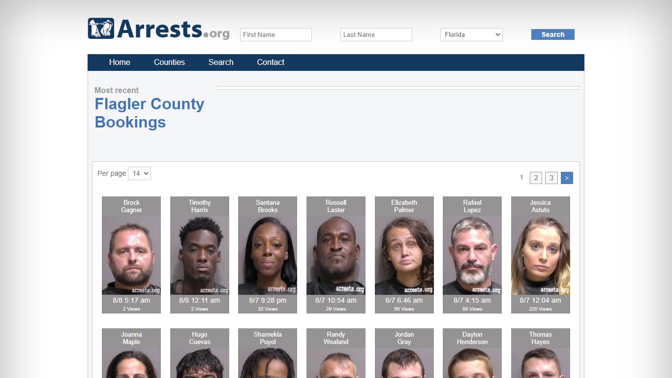 Flagler County Arrests and Inmate Search